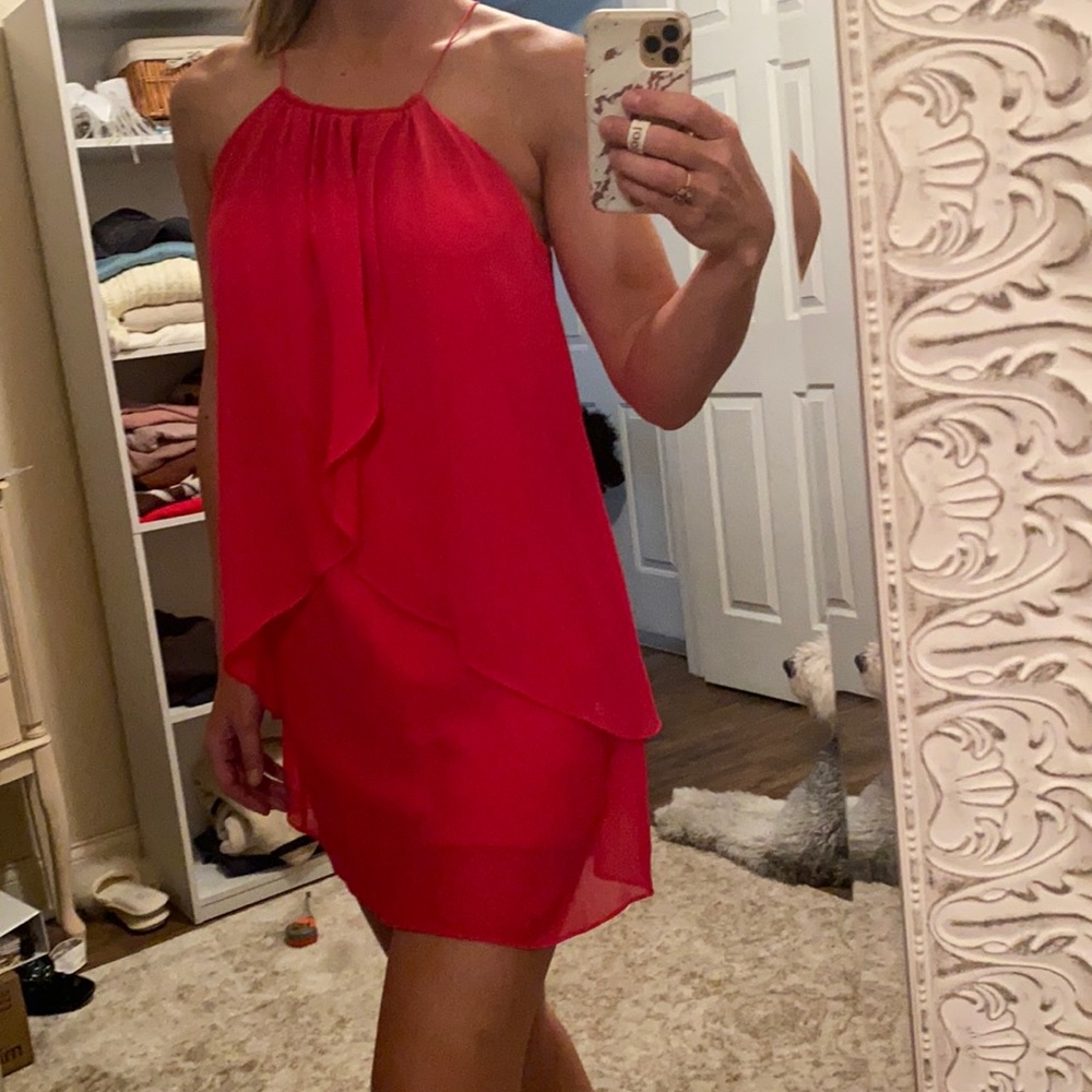 Hot Pink mini dress